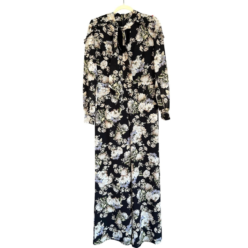 Anthropologie Stay Magical Floral Jumpsuit Size Large Ali & Jay Long Sleeve Fall
